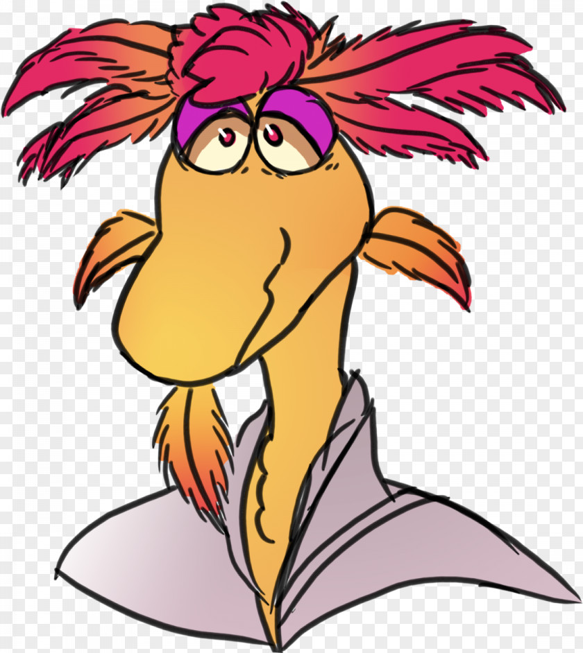 Smile Wing Chicken Cartoon PNG