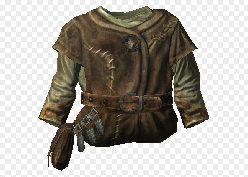 The Elder Scrolls V: Skyrim – Dragonborn Leather Jacket Wikia PNG