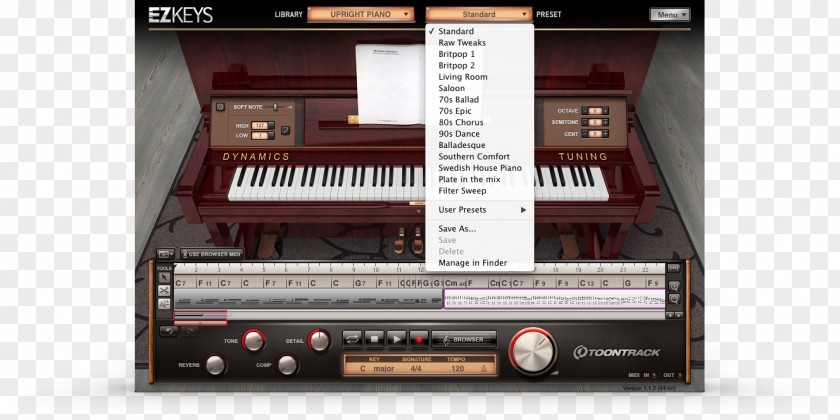 Upright Piano Digital Electric Electronic Keyboard Pianet Musical PNG