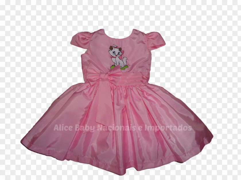 Dress Gown Sleeve Dance Pink M PNG