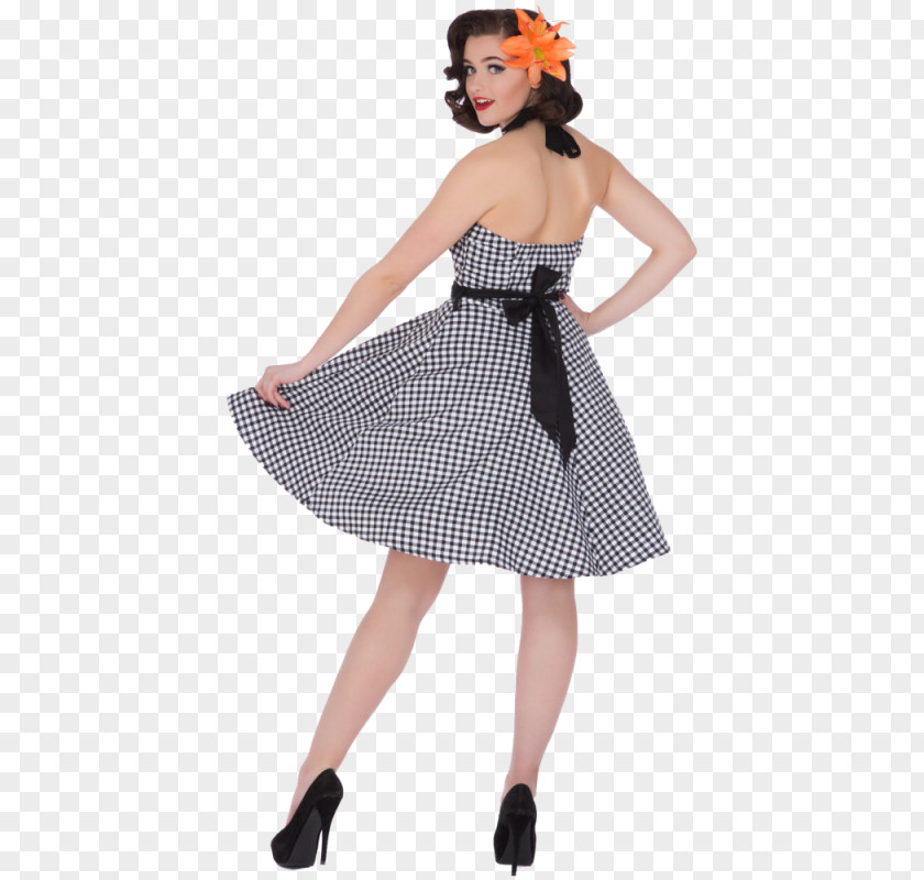 Dress Polka Dot Shoulder Cocktail PNG