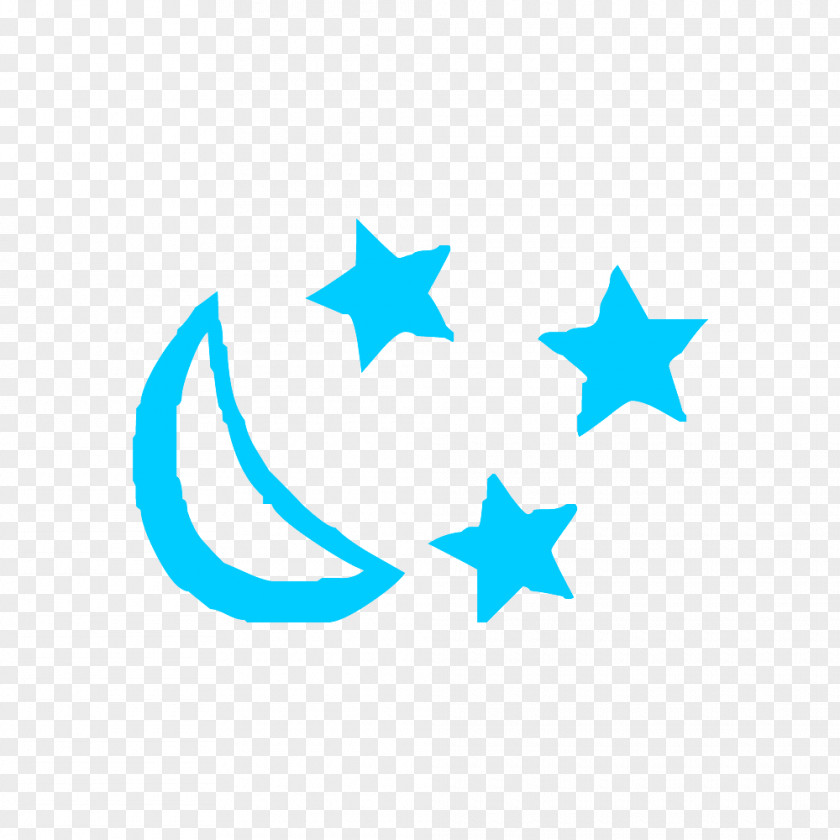 Moon With StOthers Clipart Transparent Background PNG