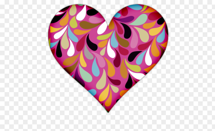 Pink Heart Icon Color Clip Art PNG