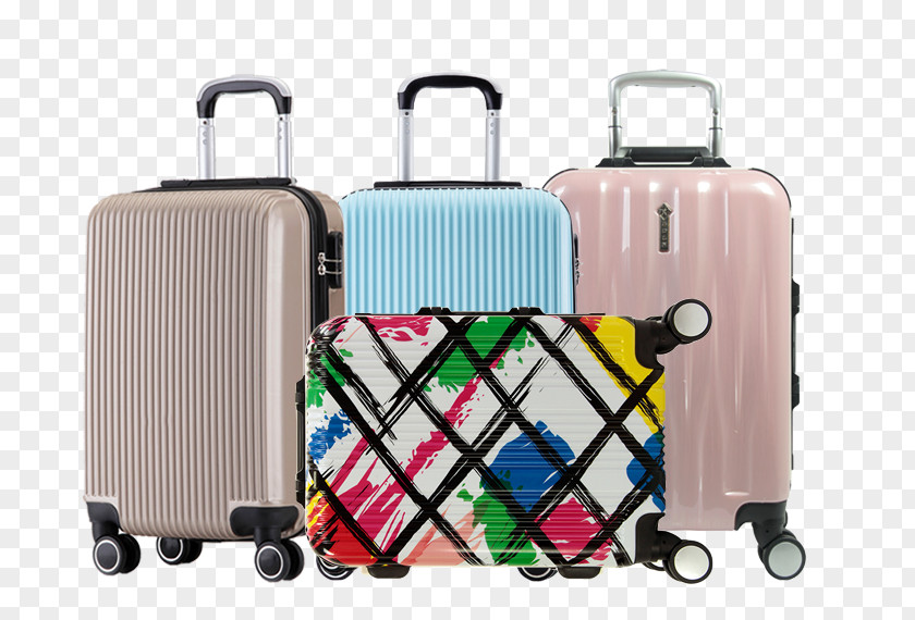 Suitcase Baggage Travel Hand Luggage PNG