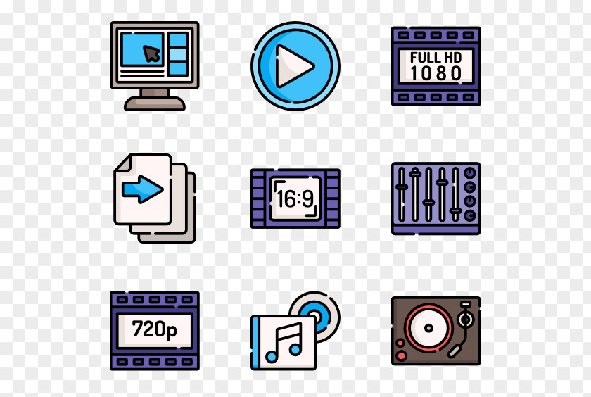 Audiovisual Badge Computer File PNG