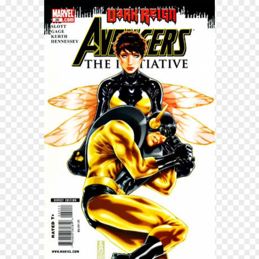 Captain America Wasp Hank Pym Dark Reign Comics PNG