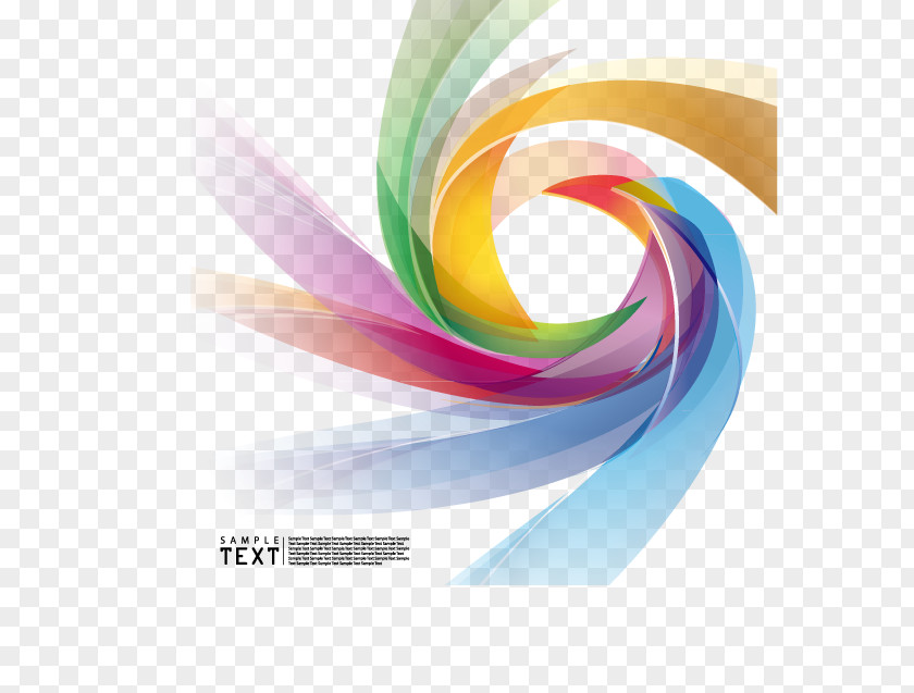 Color Wound Abstract Art Clip PNG