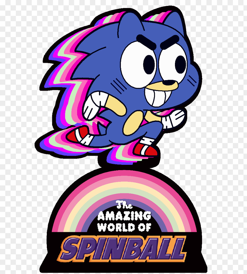 Gumball Sonic Lost World The Hedgehog Cartoon PNG