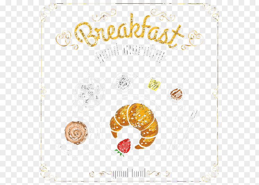 Hand Drawn Breakfast Menu Template PNG