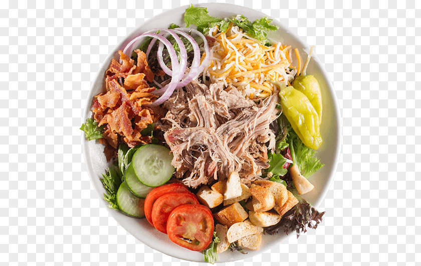 Pulled Pork Barbecue Corky's Ribs & BBQ Chicken Salad PNG