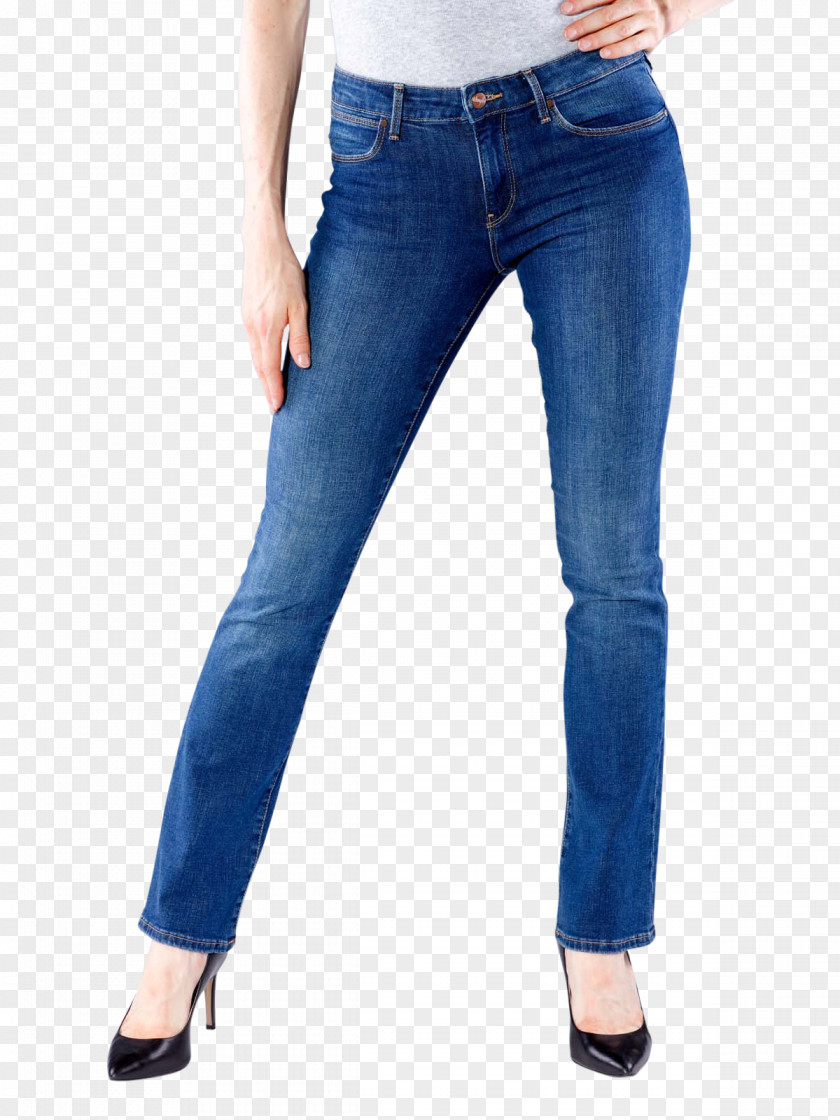 Straight Trousers Ripped Jeans Denim Slim-fit Pants Blue PNG