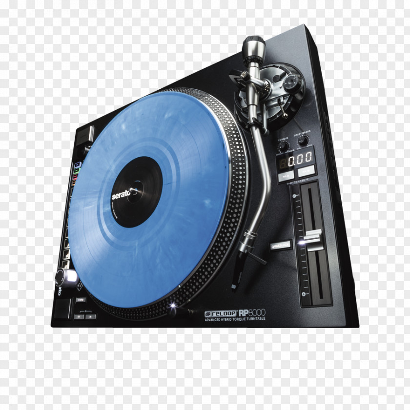 Turntable Reloop RP-8000 Disc Jockey Turntablism MIDI PNG