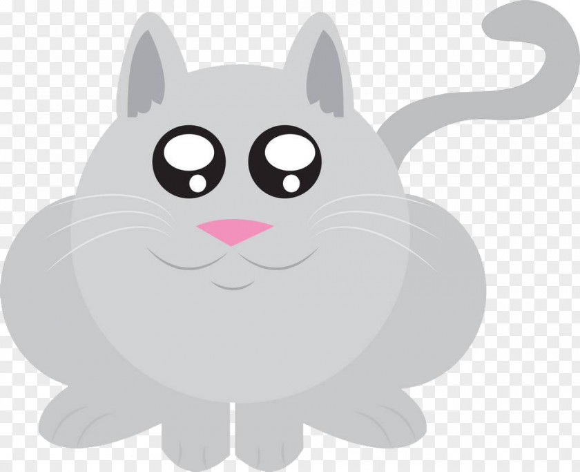 Gray Cat Nose Clip Art PNG