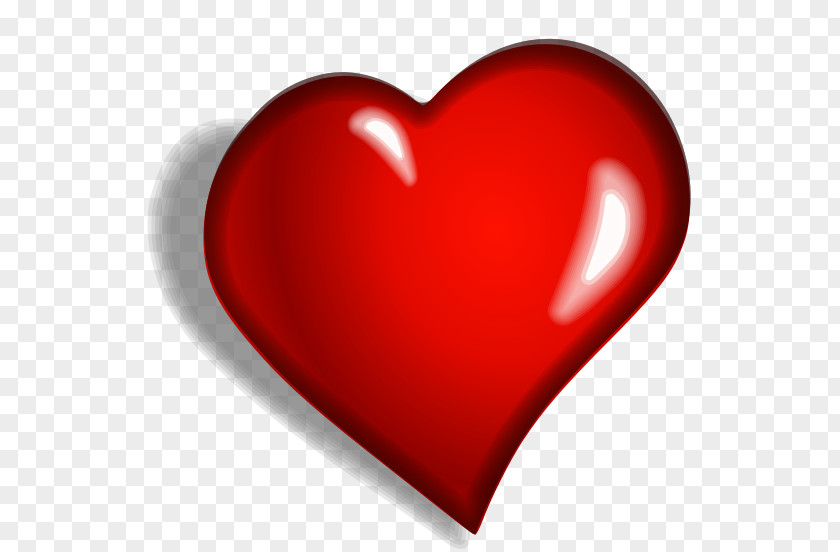 Red Skşin Heart Clip Art PNG