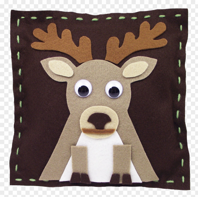 Reindeer Throw Pillows Cushion PNG