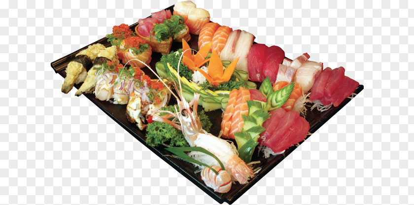 Sushi Sashimi Crudités Flying Garnish PNG