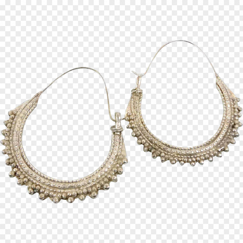 Earrings Earring Sterling Silver Necklace Filigree PNG
