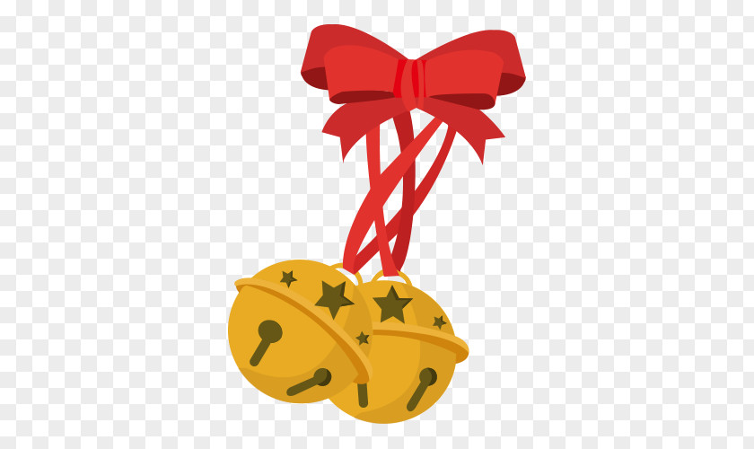 Golden Christmas Bells Jingle PNG