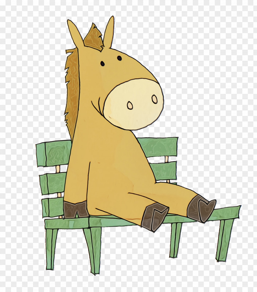 Horse Camels Cartoon Character Science PNG