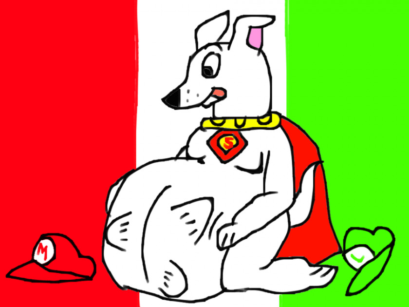 Kangaroo Vore Dog Krypto Clip Art PNG