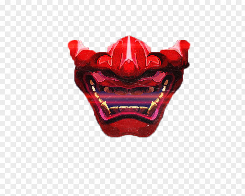 Samurai Mask Japanese Sword Face PNG