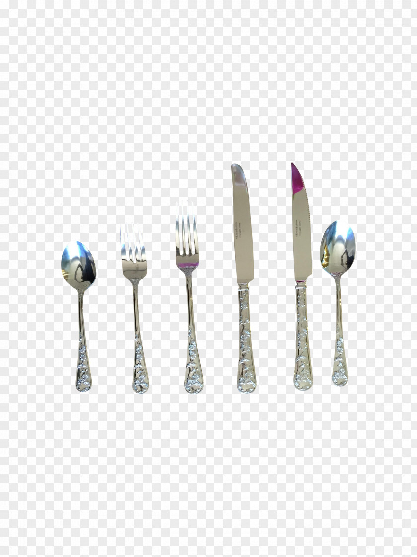 Stainless Steel Spoon Fork Product Design PNG