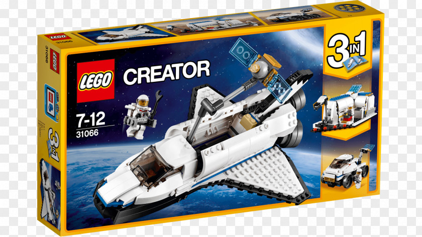 Toy LEGO 31066 Creator Space Shuttle Explorer Lego Independence PNG