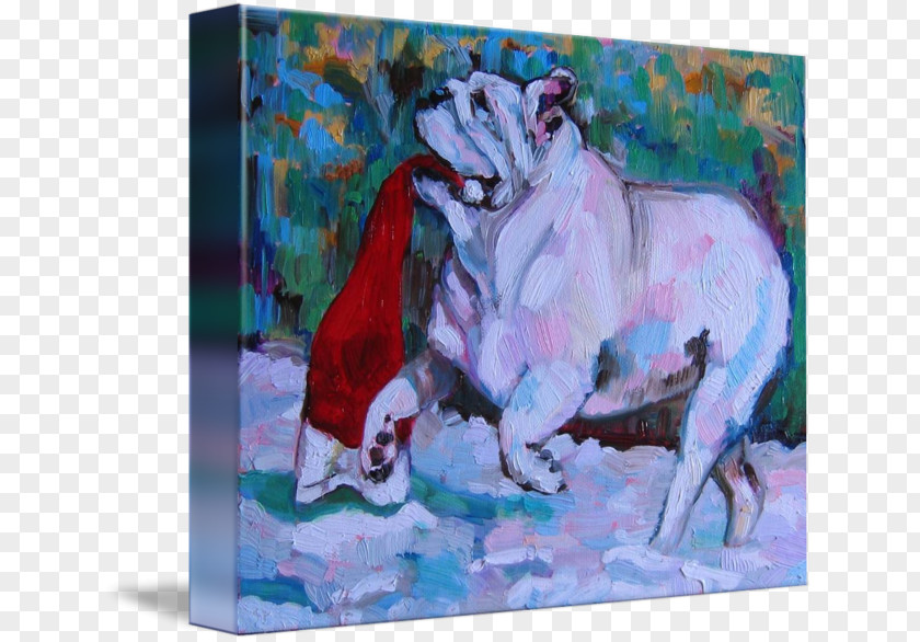 Bulldog Drawing Non-sporting Group Painting Dog Acrylic Paint PNG