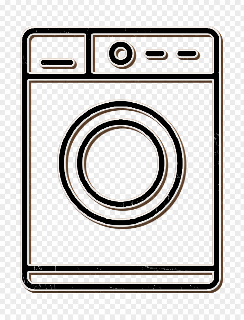 Clean Icon Home Appliance Set Washing Machine PNG