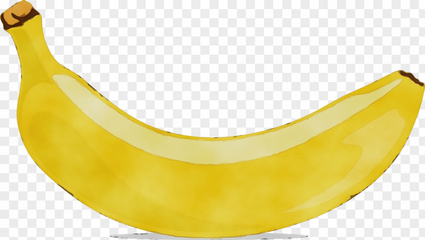 Cooking Plantain Neck Banana Family Yellow Fruit Plant PNG