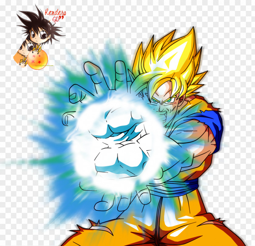 Goku Vegeta Cell Super Saiyan Kamehameha PNG