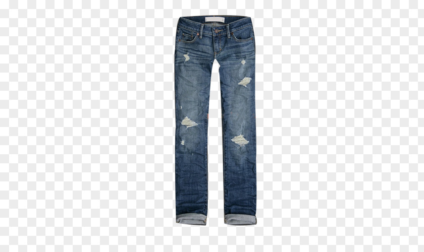Hole Jeans Trousers Denim PNG