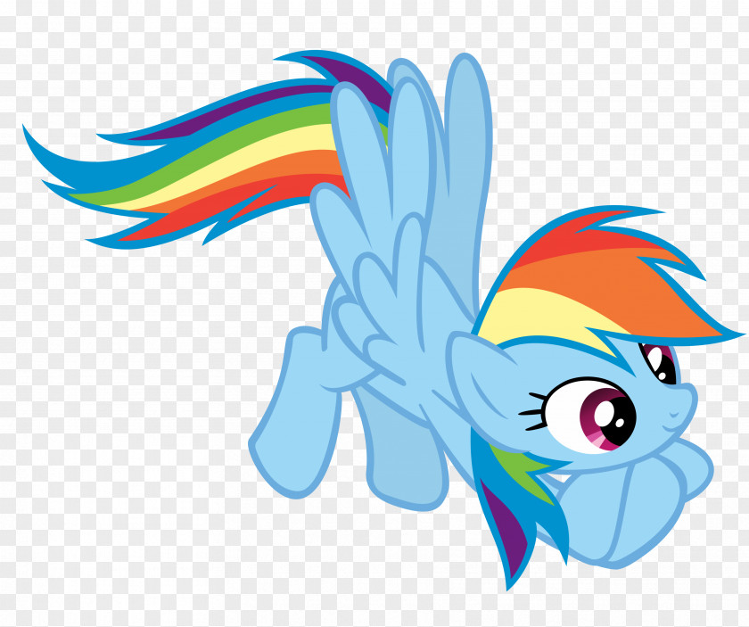Horse Rainbow Dash Feather Clip Art PNG