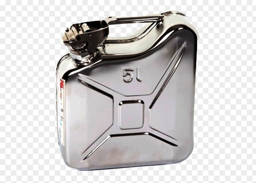 Jerry Can Jerrycan Tin Stainless Steel Gasoline Fuel PNG
