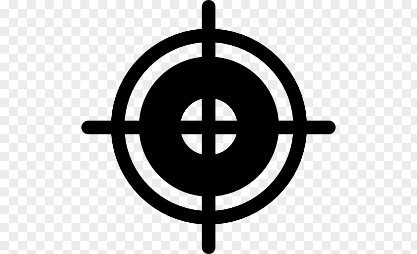 Target Shooting Reticle Icon Design PNG