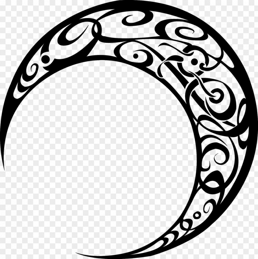 Tattoo Drawing Moon Art Clip PNG