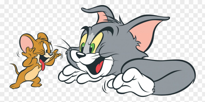 Tom And Jerry Cat Mouse Nibbles In Fists Of Furry PNG