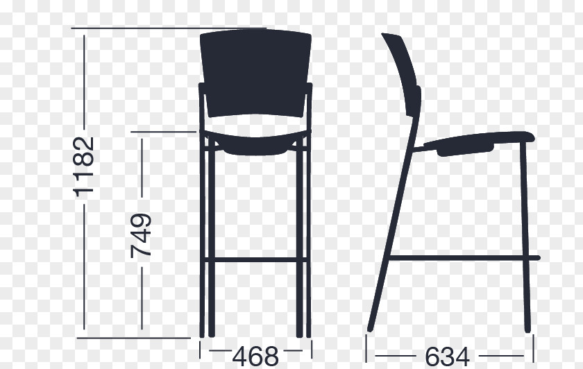 Chair Bar Stool Armrest PNG