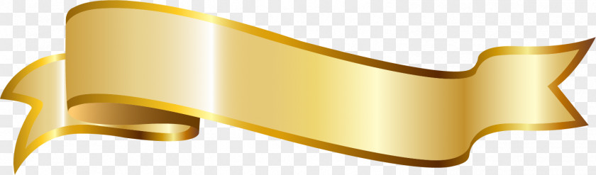 Golden Ribbon Gold Download PNG