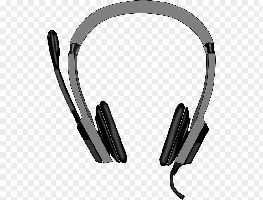 Microphone Headphones Headset Clip Art PNG