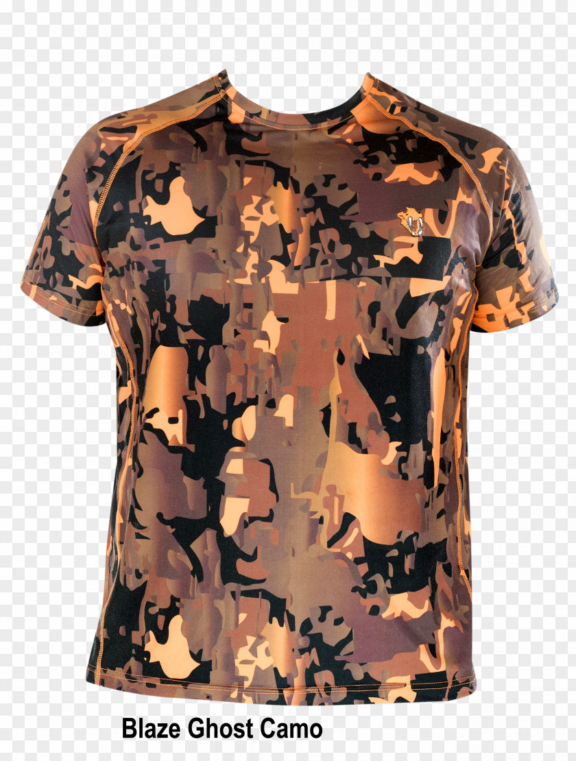T-shirt Military Camouflage Sleeve PNG
