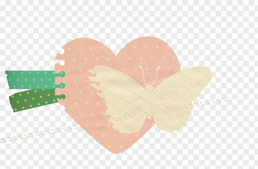 Butterfly Heart PNG
