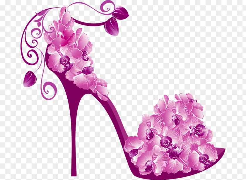 Design High-heeled Shoe Slipper PNG