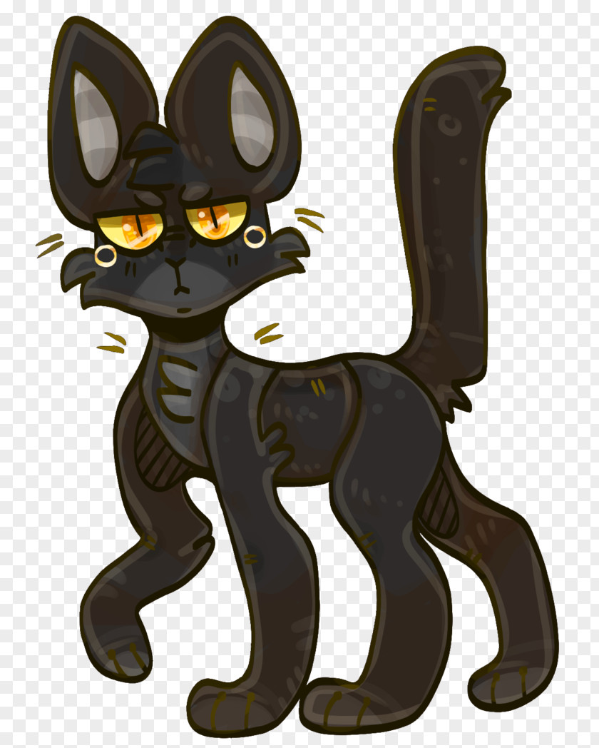 Kitten Black Cat Whiskers Horse PNG