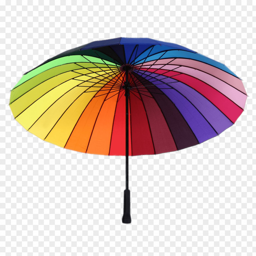 Parasol Umbrella Rainbow Color PNG