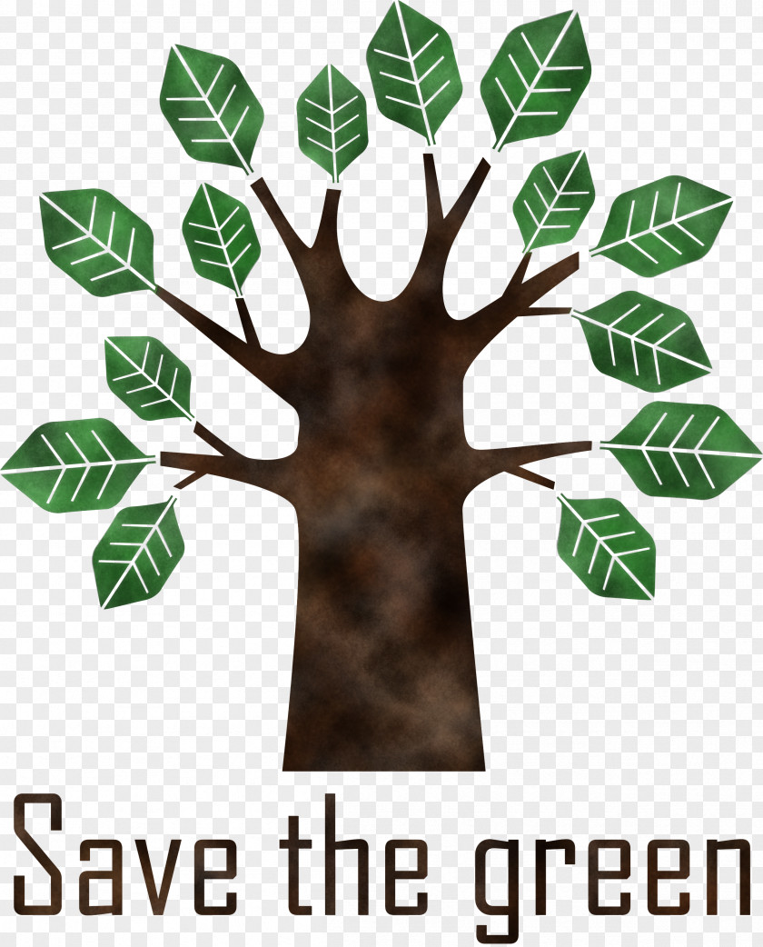 Save The Green Arbor Day PNG