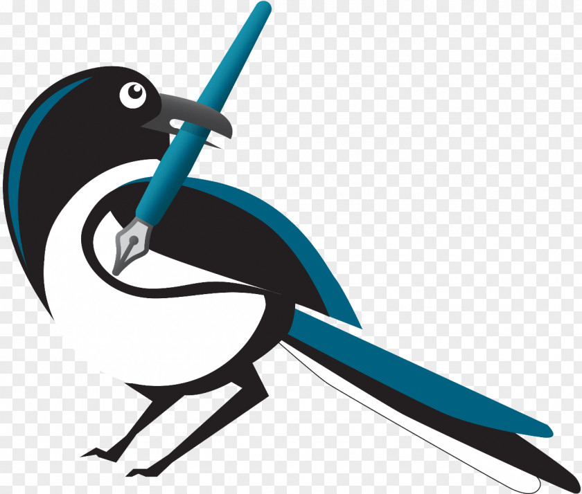 Bird Writing Magpie Email Clip Art PNG