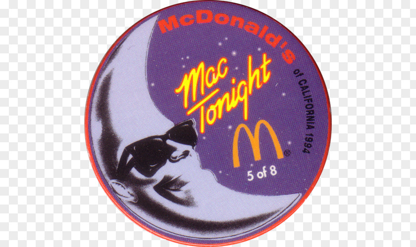 Mcdonalds McDonald's Mac Tonight Badge Font PNG