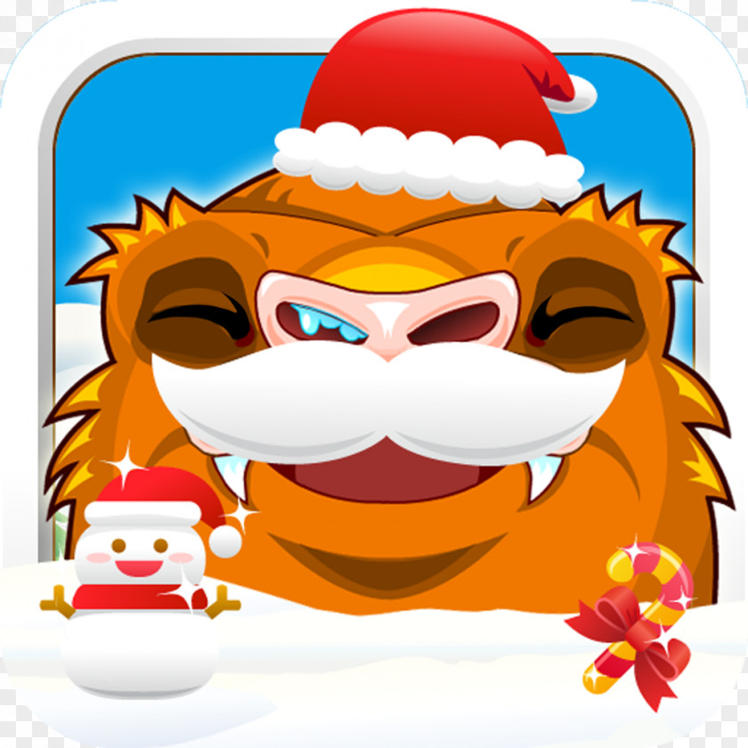 Orangutan Santa Claus Cartoon Clip Art PNG