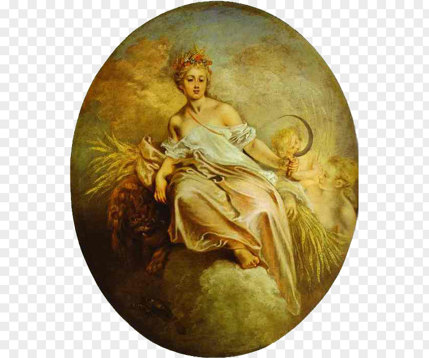Painting Ceres (Summer) National Gallery Of Art Rococo PNG